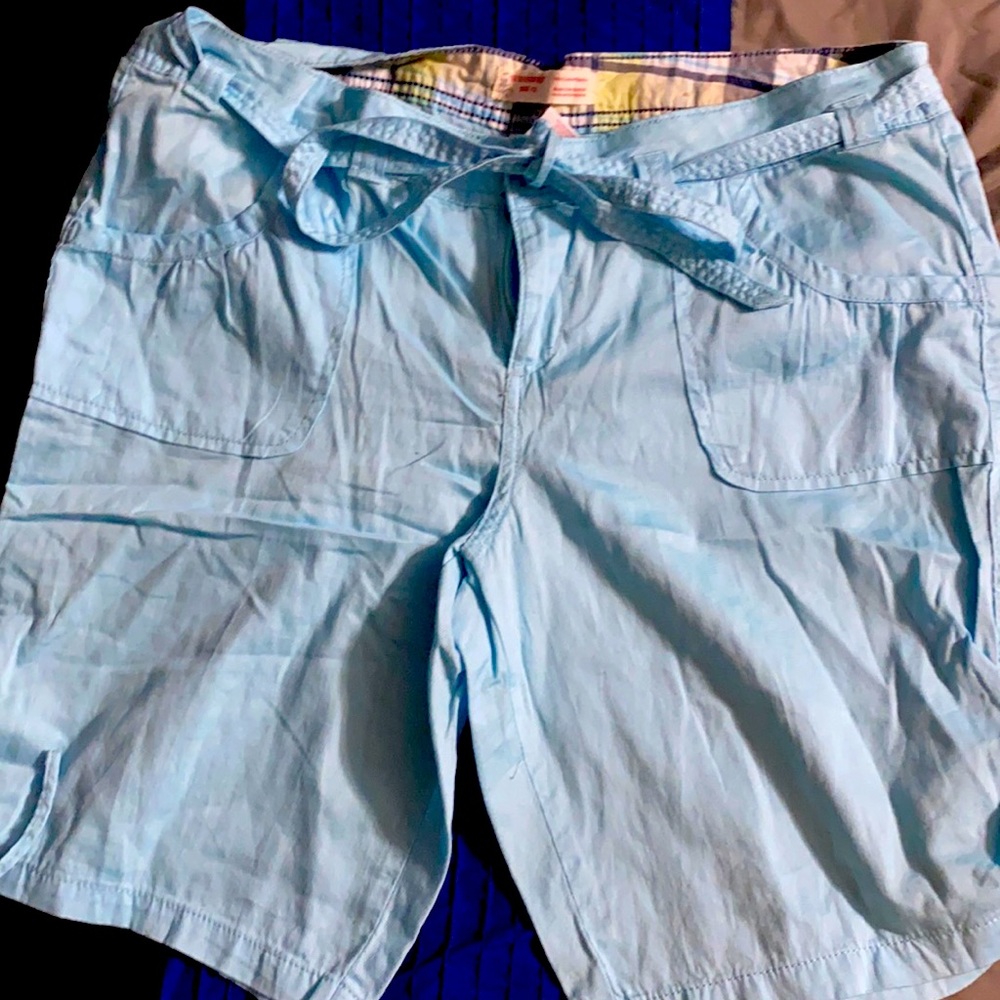 Light Blue Bermuta Shorts